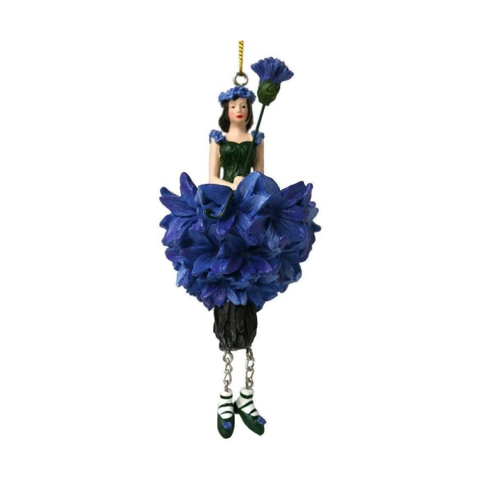 Dekofigur Hänger Blau Kornblume - 1