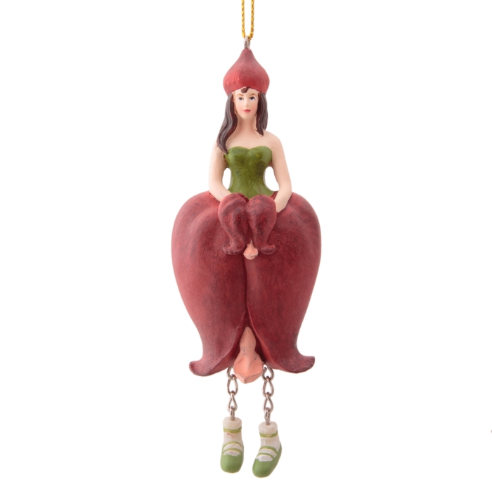 Deko Figur Mädchen Herzblume 1