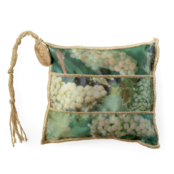 Duftkissen Lavendel Motiv Weintraube Blau 10x10cm - Vorderseite