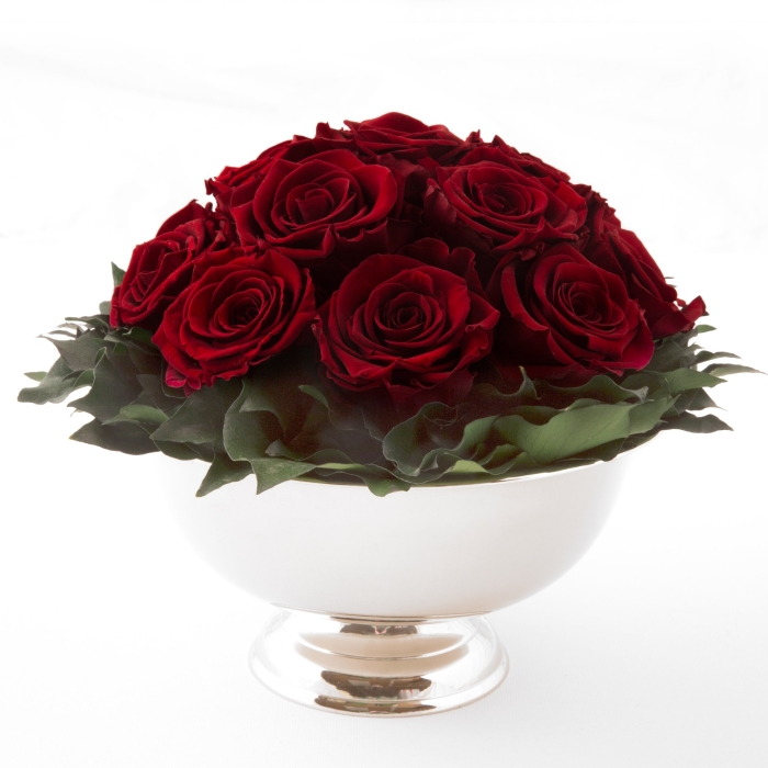 Flower Arrangements Preserved Roses - Deep Red