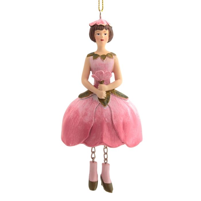Blumenmädchen Apfelblüte Deko Figur zum Hängen