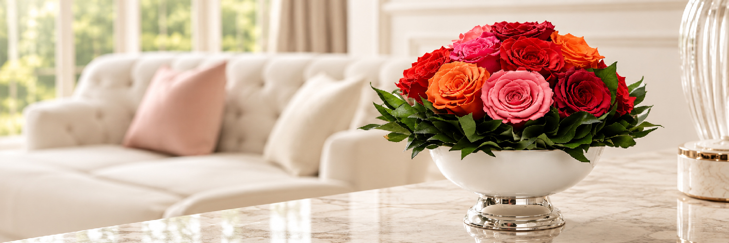 Infinity Rosen Arrangement von Rosemarie Schulz Heidelberg